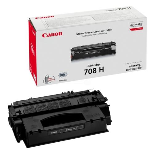 Canon Toner schwarz (0917B002 / 708H) (hohe Kapazität)