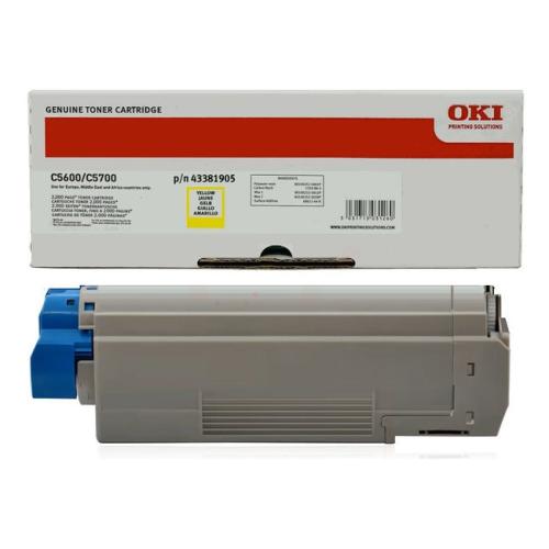 Oki Toner gelb (43381905 /)