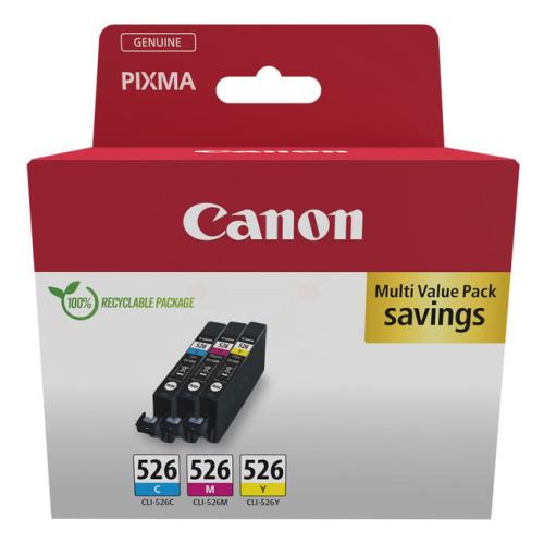 Canon Tintenpatrone Cyan / magenta / gelb (4541B009 / CLI526) (Multipack)