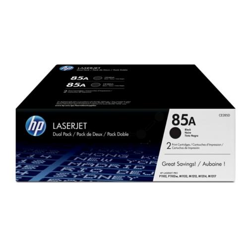 HP Toner schwarz (CE285AD / 85A) (Doppelpack)