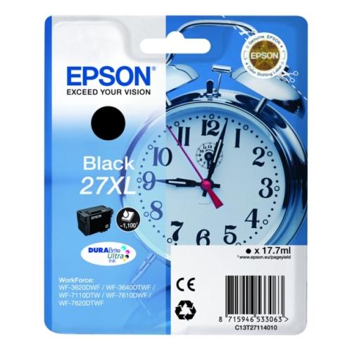 Epson Tintenpatrone schwarz (C13T27114010 / 27XL) (hohe Kapazität)