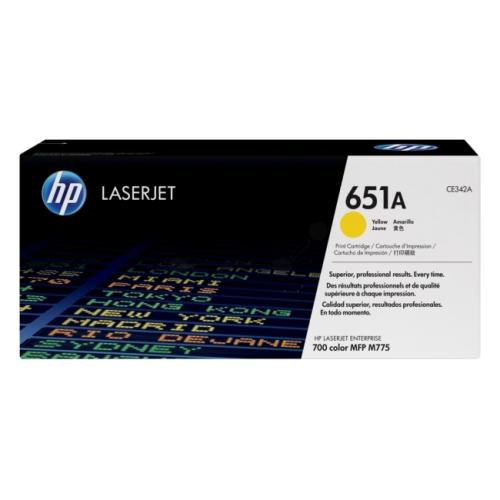 HP Toner gelb (CE342A / 651A)