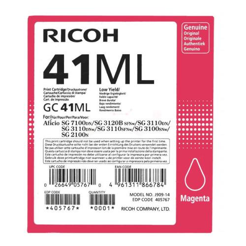 Ricoh Tintenpatrone magenta (405767 / GC41ML)