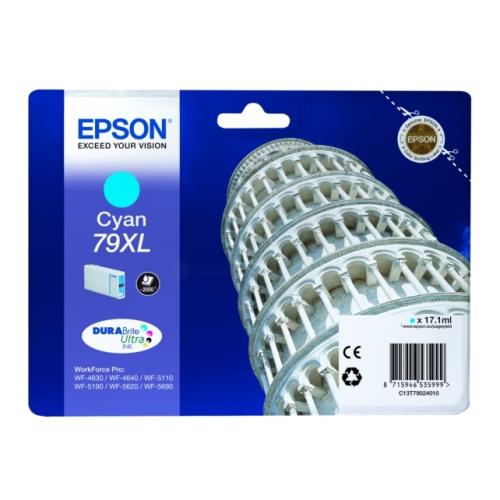 Epson Tintenpatrone Cyan (C13T79024010 / 79XL) (hohe Kapazität)