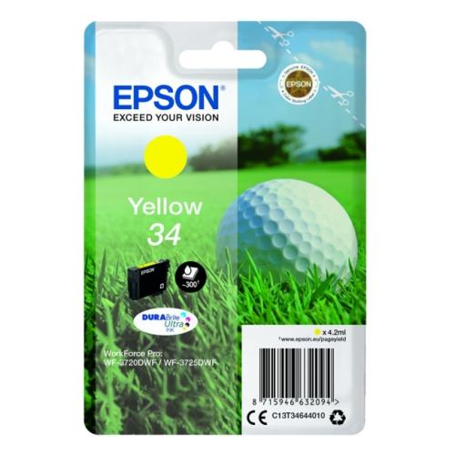 Epson Tintenpatrone gelb (C13T34644010 / 34)