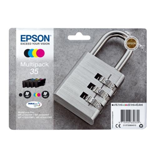 Epson Tintenpatrone schwarz / Cyan / magenta / gelb (C13T35864010 / 35) (Multipack)