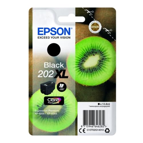 Epson Tintenpatrone schwarz (C13T02G14010 / 202XL) (hohe Kapazität)