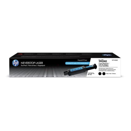 HP Toner schwarz (W1143AD / 143AD) (Doppelpack)