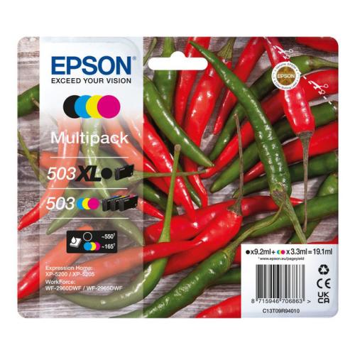 Epson Tintenpatrone schwarz / Cyan / magenta / gelb (C13T09R94010 / 503XL503) (Multipack)