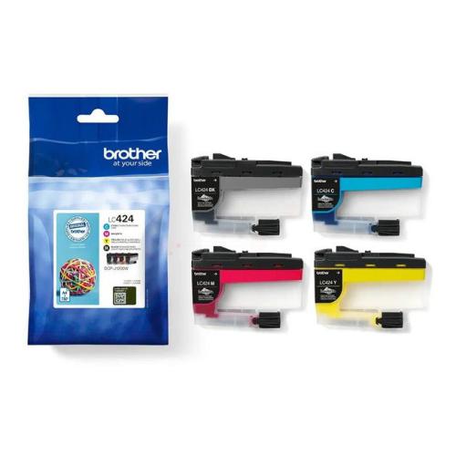 Brother Tintenpatrone schwarz / Cyan / magenta / gelb (LC424VAL /) (Multipack)