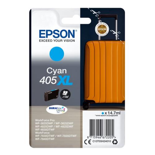 Epson Tintenpatrone Cyan (C13T05H24010 / 405XL) (hohe Kapazität)