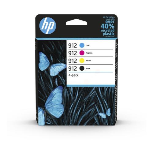 HP Tintenpatrone schwarz / Cyan / magenta / gelb (6ZC74AE / 912) (Multipack)