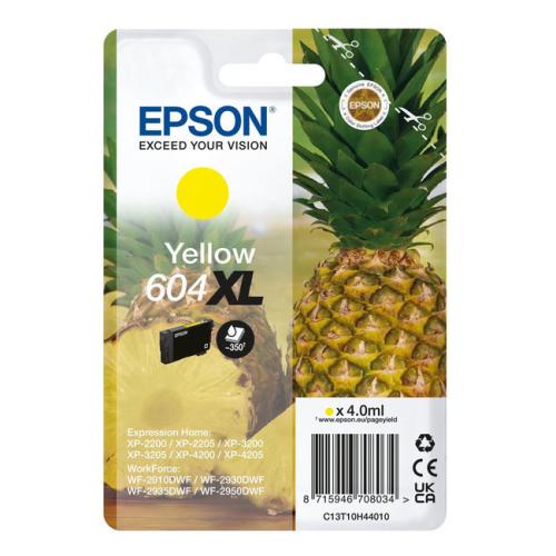 Epson Tintenpatrone gelb (C13T10H44010 / 604XL) (hohe Kapazität)