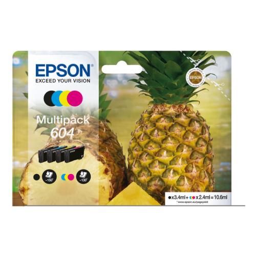 Epson Tintenpatrone schwarz / Cyan / magenta / gelb (C13T10G64010 / 604) (Multipack)