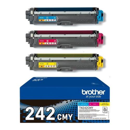 Brother Toner Cyan / magenta / gelb (TN242CMY /) (Multipack)