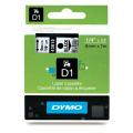 Dymo Etiketten schwarz auf transparent (43610 / S0720770), 6mm, laminiert