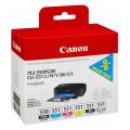 Canon Tintenpatrone schwarz / Cyan / magenta / gelb / grau (6496B005 / PGI550CLI551) (Multipack)