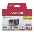 Canon Tintenpatrone schwarz / Cyan / magenta / gelb (9254B010 / PGI2500XLBKCMY) (Multipack)